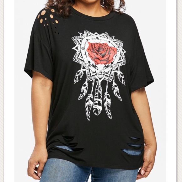 Rosegal Tops - Rosegal Cutout Tee 🌹